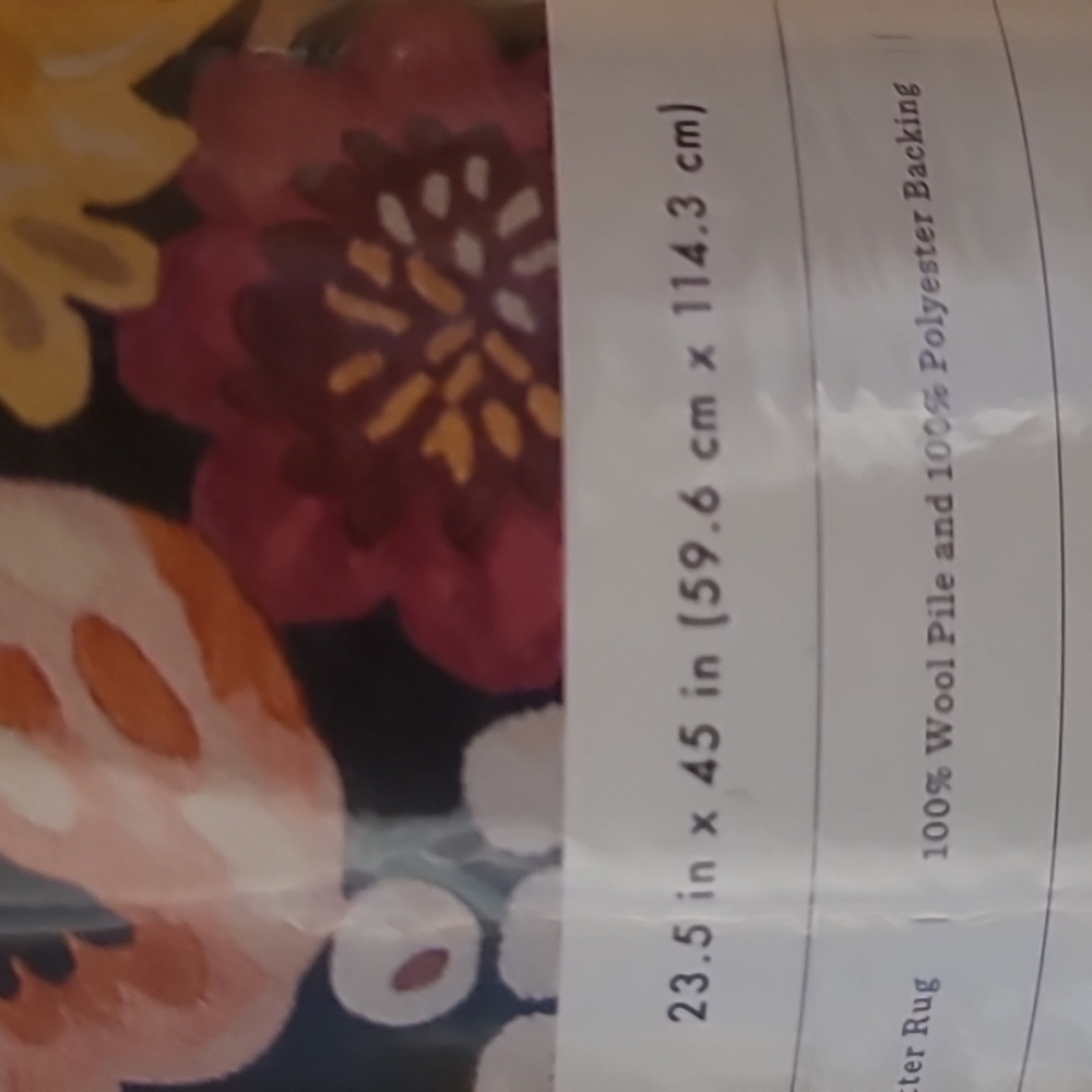 NWT Rifle Paper Co. x Loloi Rug - Picture 3 of 5
